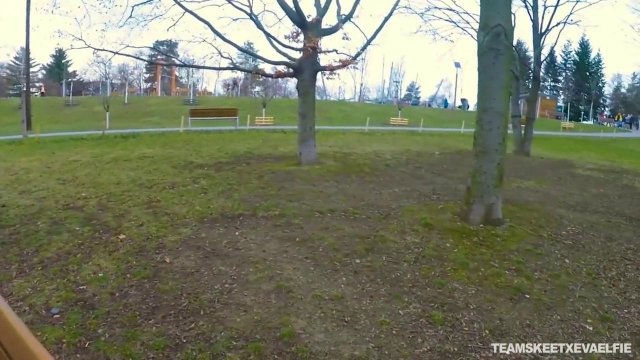 Превью Секс - агент очень хитро развел симпатичную блондинку на отсос на лавочке № 35865