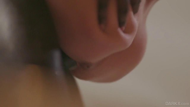 Превью Светловолосая худышка страстно трахается с темнокожим парнем № 35929
