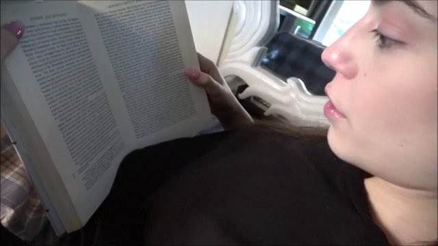 Превью Отвлек студентку от чтения книги для секса раком № 41991